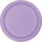 Party Central Disposable Round Luncheon Party Paper Plates - 7" - Luscious Lavender - Club Pack of 240